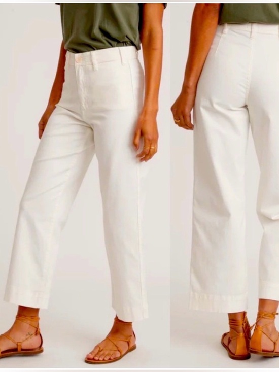 Marine Layer Pants - Marine Layer Bridget Slim Wide Leg Crop